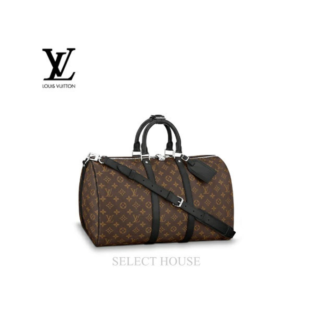 Louis Vuitton Keepall Bandouliere Cream Brown
